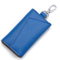 Wholesale Custom Multi Function Coin Purses Unisex Key Holder Case Genuine Leather Key chain Men's Wallet